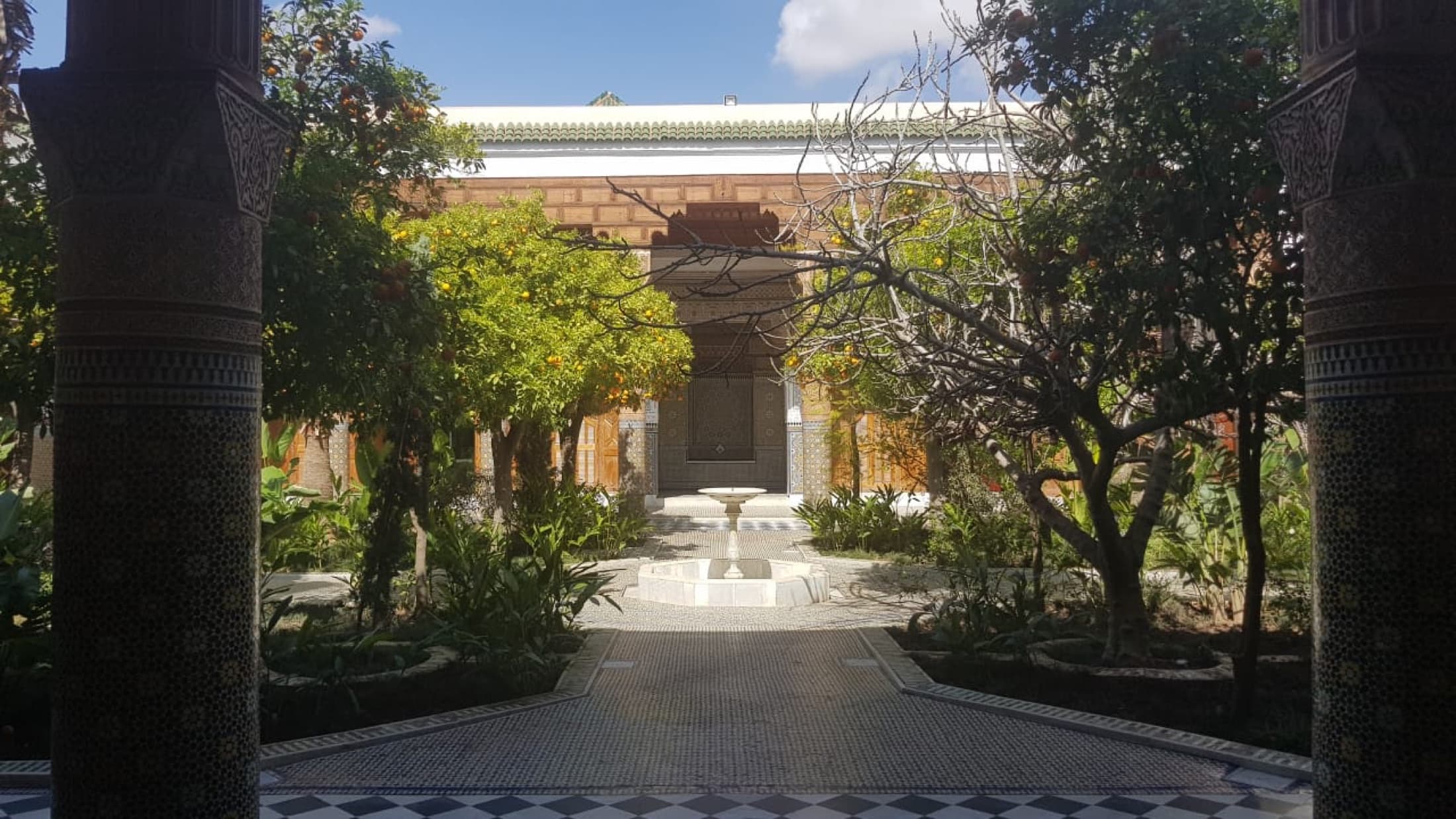 Gartenhof von Dar El Bacha